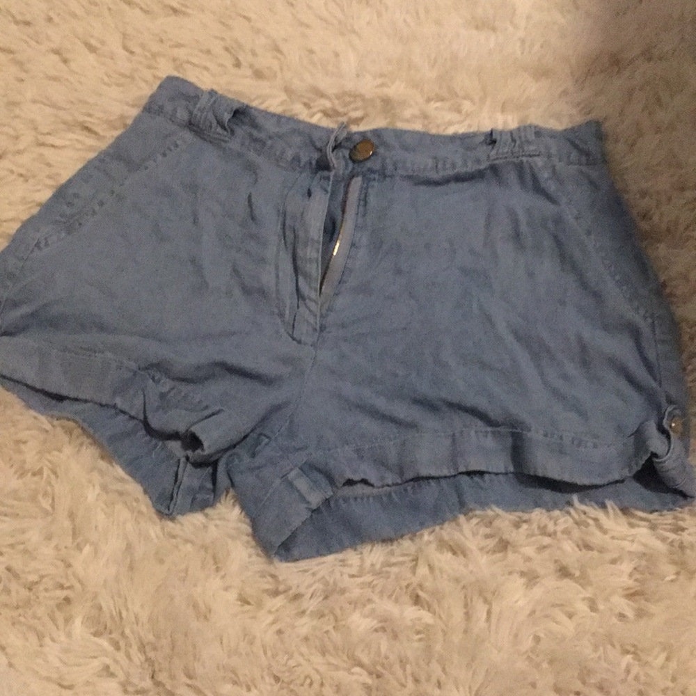 Denim Bebe shorts soft and flowy